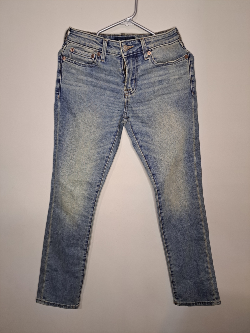 Aéropostale Slim Jeans 27/28 Light Wash Low Rise Denim